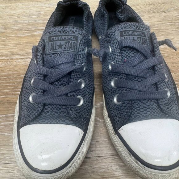 Converse Chuck Taylor Gray Shoreline Slip On Sneaker Women's Size 8 - Picture 2 of 7